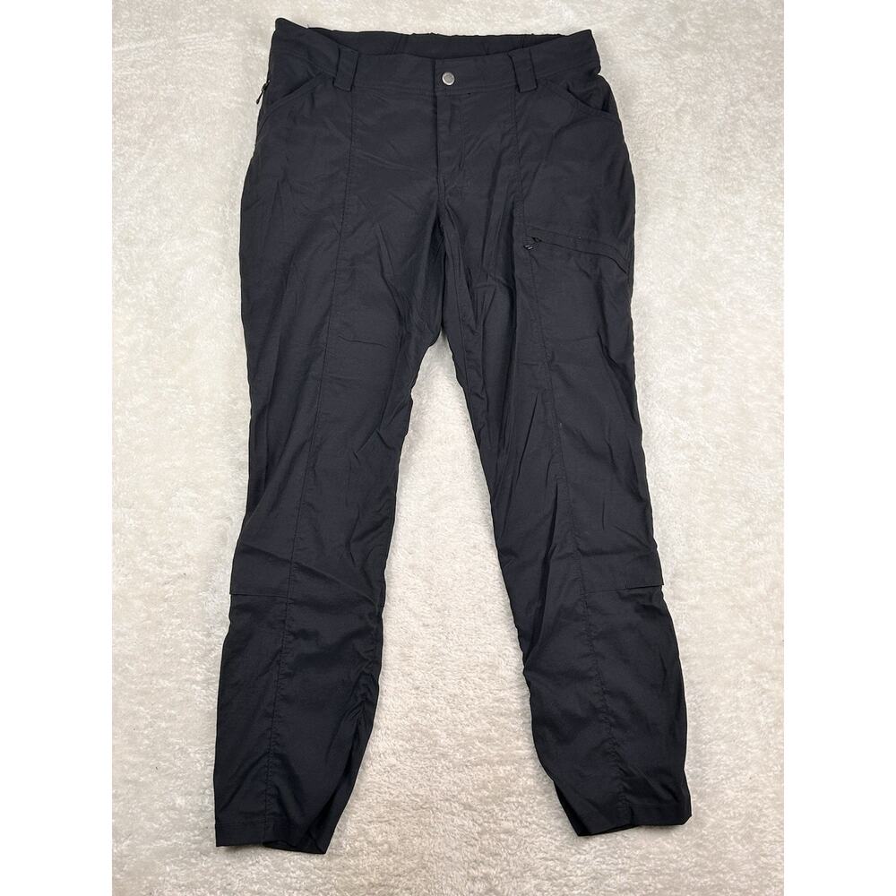 Duluth Trading Women’s Dry On the Fly Slim Leg Pants 12x31 Black Stretch Outdoor